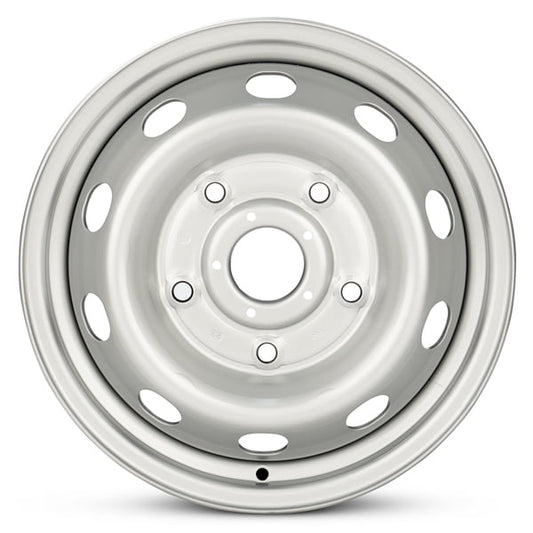 Part Synergy Replacement for 16 Inch Wheel for 2015-2024 Ford Transit 150 5 Lug Silver Steel Rim