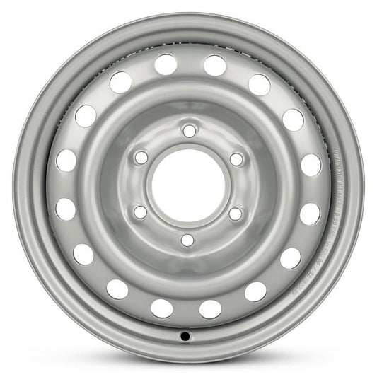 Part Synergy Replacement for 16 Inch Wheel for 2019-2023 ford Ranger 6 Lug Silver Steel Rim