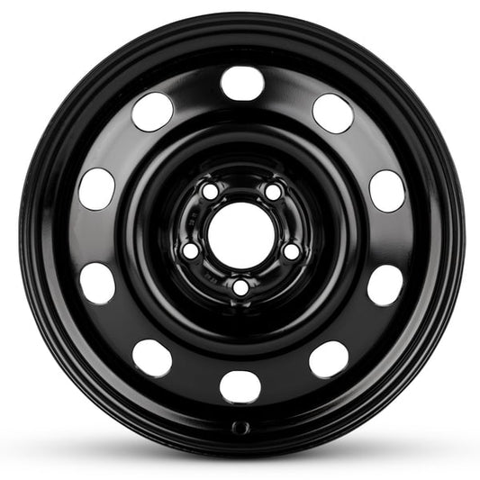 Part Synergy Replacement for 17 Inch Wheel for 2006-2011 ford Crown Victoria 5 Lug Black Steel Rim