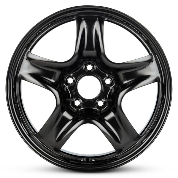 Part Synergy Replacement for 17 Inch Wheel for 2010-2012 Ford Fusion 2010-2011 Mercury Milan 5 Lug Black Steel Rim
