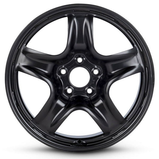 Part Synergy Replacement for Wheel For 2007-2010 Pontiac G6 17 Inch Black Steel Rim