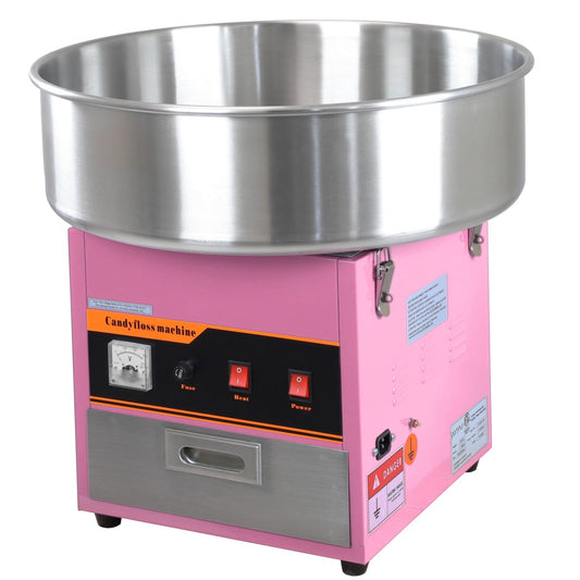 PartyHut  Commercial Cotton Candy Machine Carnival Party Candy Floss Maker, Pink