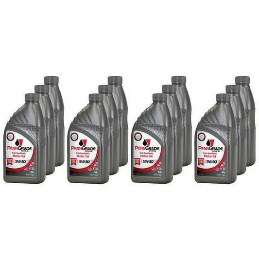 Penngrade Motor Oil 62836, Penngrade Full Synthetic 5W30 Case 12 X 1 Quart