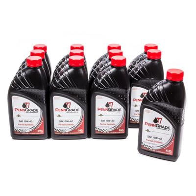 Penngrade Motor Oil 71586, 15W40 Racing Oil Cs/12Qt Partial Synthetic 0