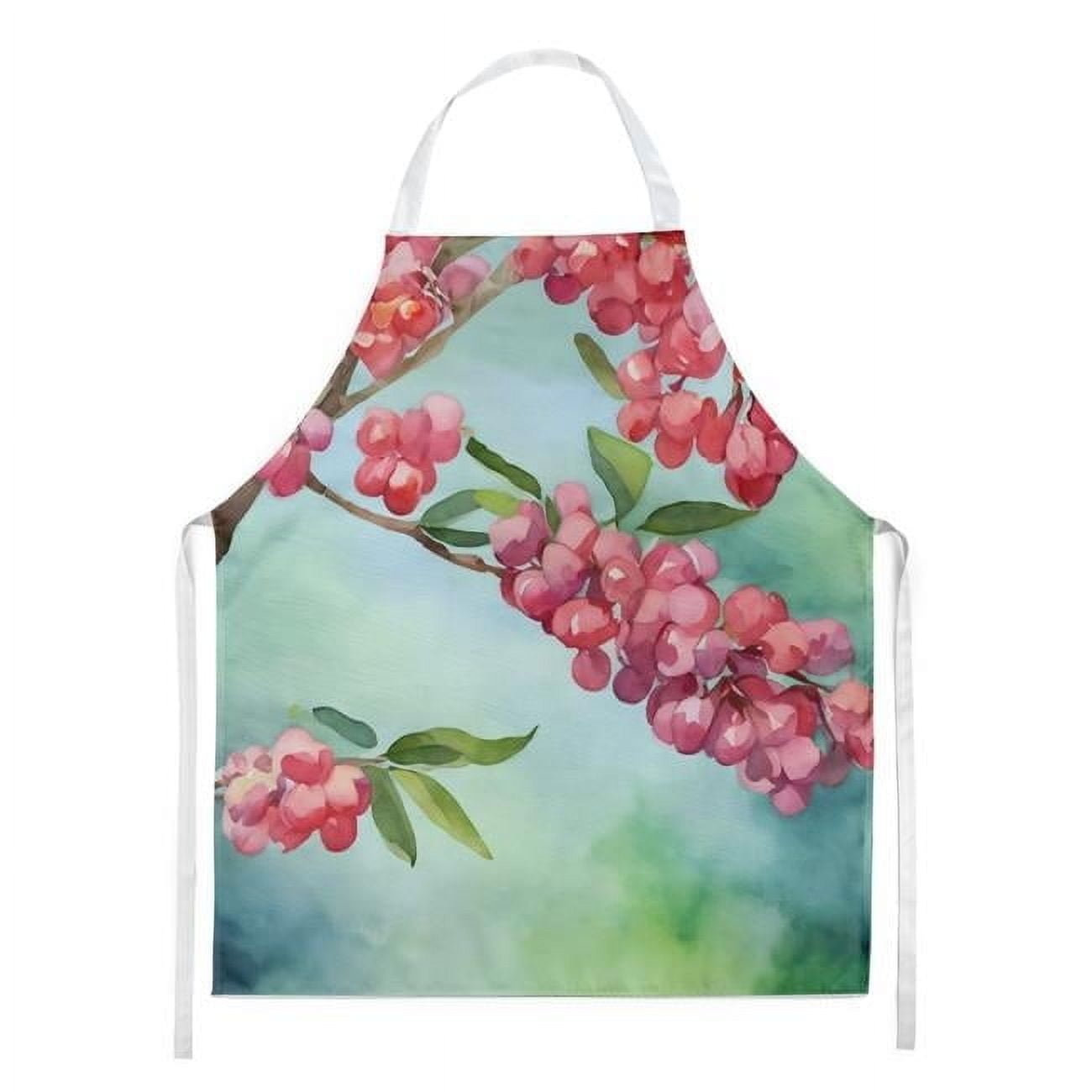 Pennsylvania Mountain Laurels in Watercolor Apron 27 in x 30 in