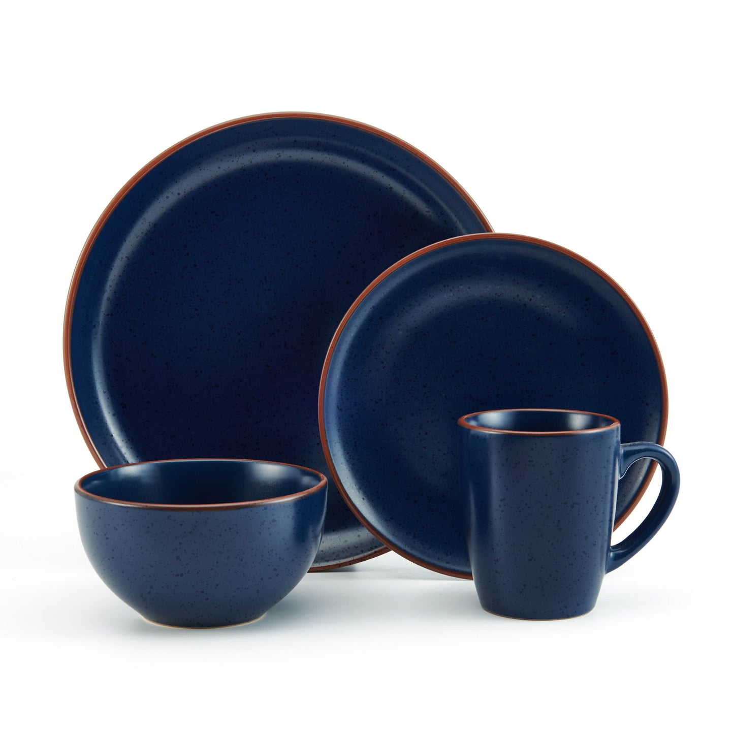 PfaltzgraffÂ® Hunter Blue 16-Piece Dinnerware Set Stoneware