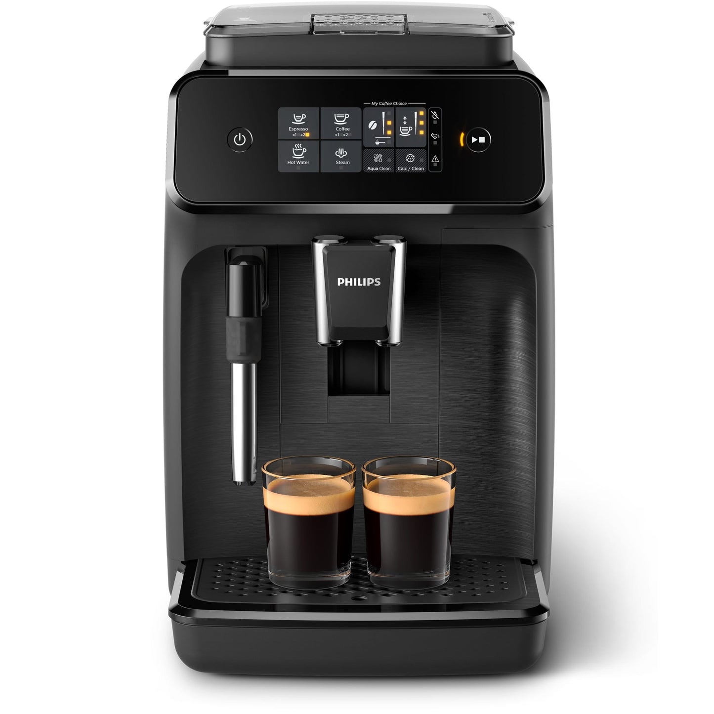 Philips 1200  Fully Automatic Espresso Machine with Milk Frother, Black