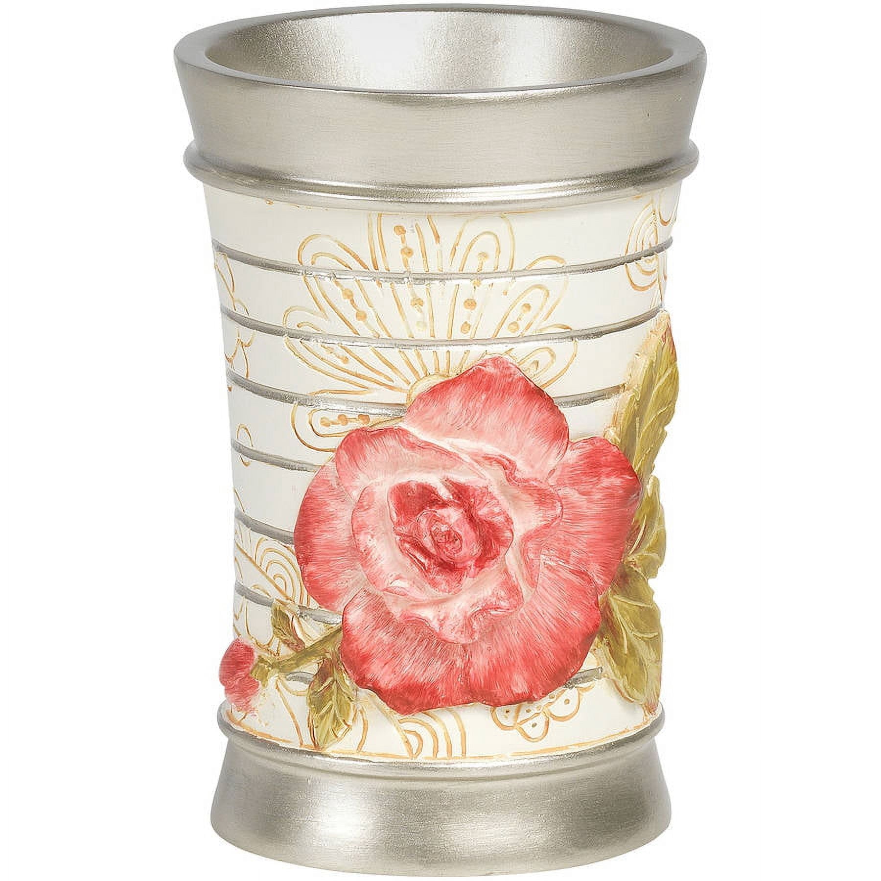 Popular Bath Madeline Beige Collection Bathroom Tumbler