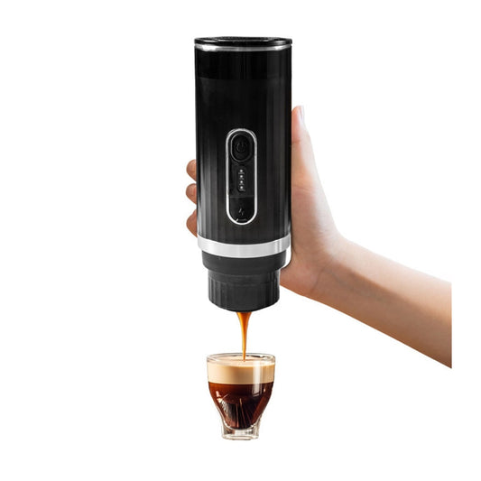 Portable Coffee Maker Wireless Heating Coffee Machine Compatible With Capsule & Ground Coffee 3 In 1 For Camping Travel ,RV, Hiking, Office