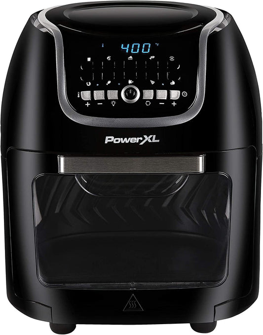PowerXL Vortex 10 qt Air Fryer, Black - Large Easy Grip Handle