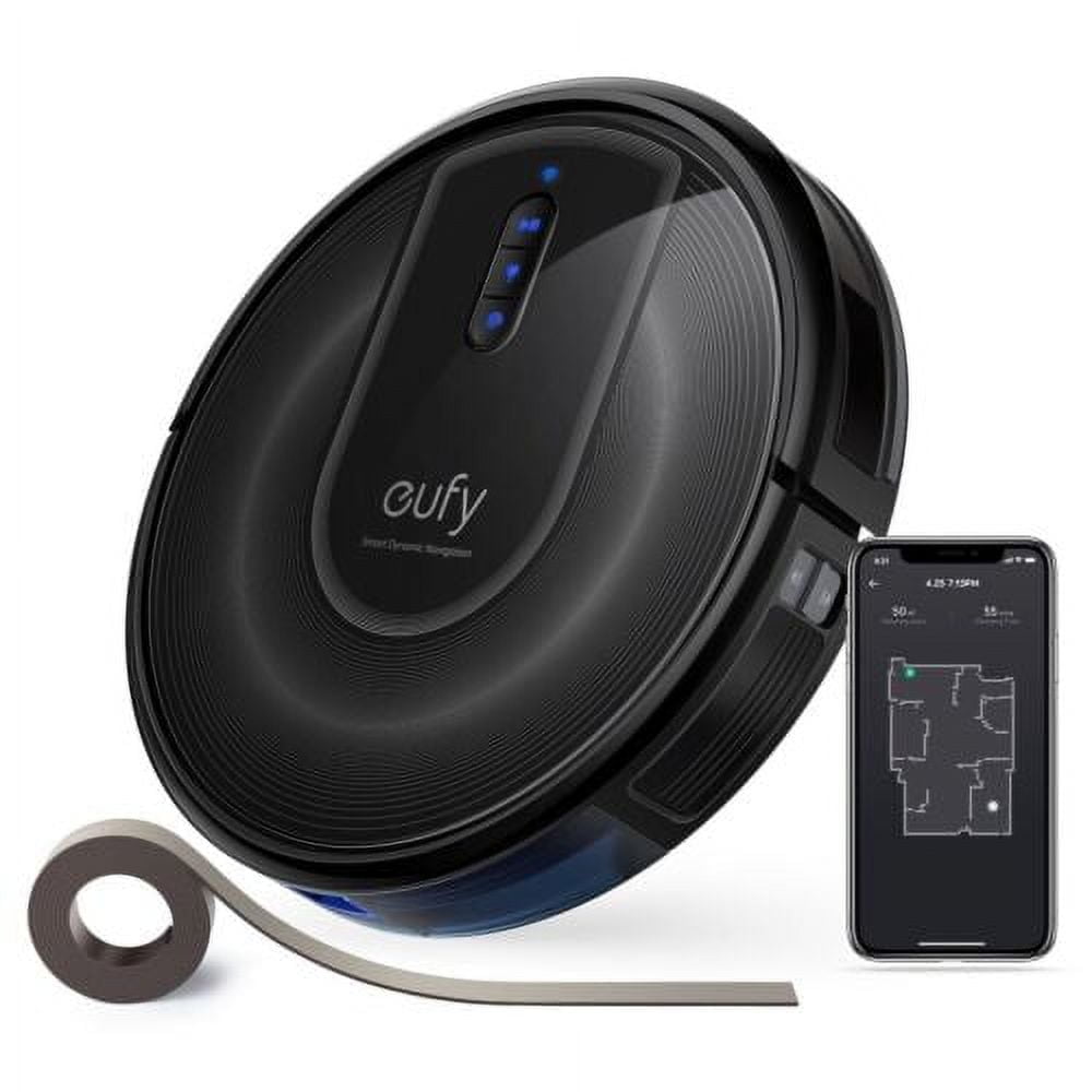 Pre-Owned eufy RoboVac G30 Verge, Robot Vacuum with Home Mapping, 2000Pa Suction, Wi-Fi, Boundary Strips, for Carpets and Hard Floors