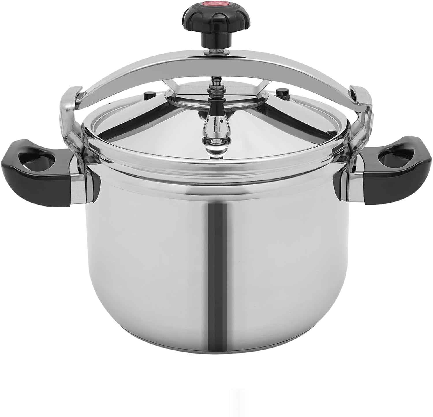 Pressure Cooker 23 Quart Stainless Steel Pressure Canner (Non-Aluminum) 23 QT Explosion-Proof Cookware with Spring Valve Safeguard Devices, Compatible with Gas & Induction Cooker (23.3 Quarts)