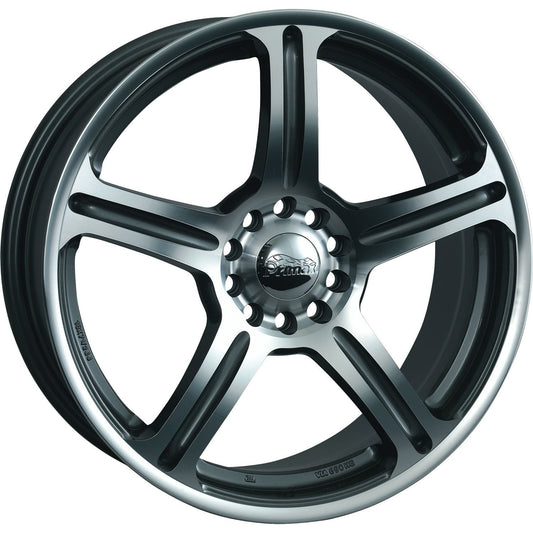 Primax 772 17 Machined Wheel / Rim 5x100 & 5x4.5 with a 38mm Offset and a 73.1 Hub Bore. Partnumber 77277101