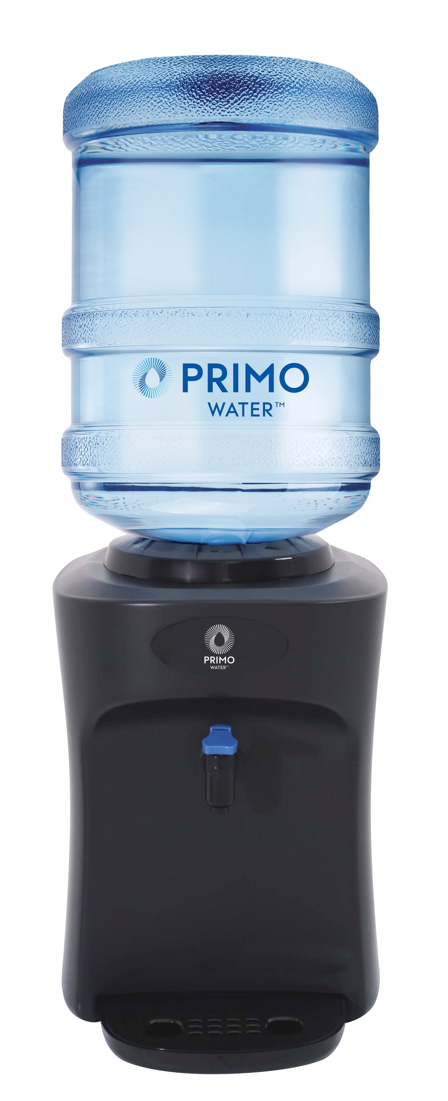 PrimoÂ® Water Countertop Dispenser Top Loading, Room Temperature, Black, 3 or 5 Gallon