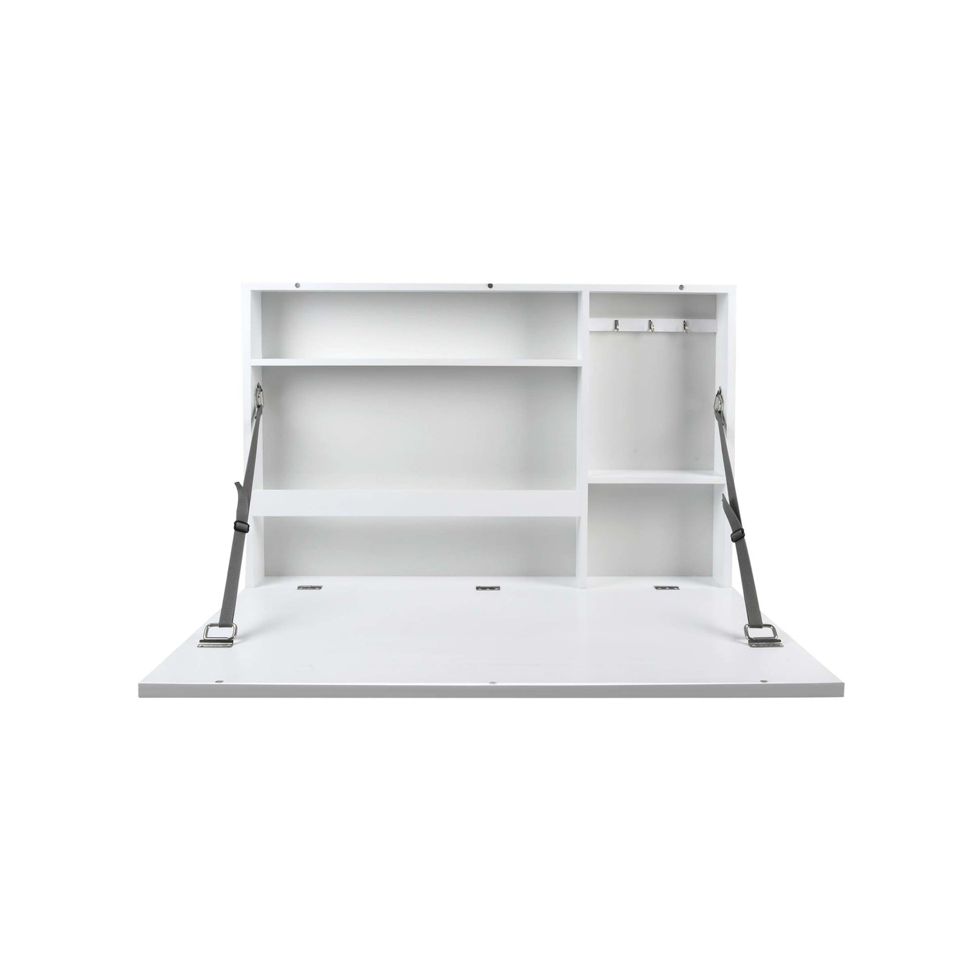 Prinz Escritorio Plegable Negro de 36' X 24' Montado en la Pared con Pizarra