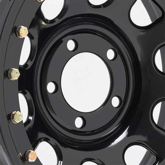 Pro Comp Series 252 Street Lock, 15x8 Wheel with 5 on 4.5 Bolt Pattern (Flat Black) - 252-5865F