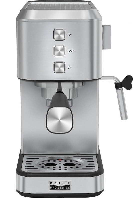Pro Series - Slim Espresso Machine with 20 Bars of Pressure - Stainless Steel