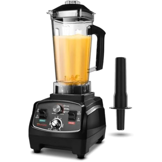 Professional 68oz Commercial Blender - 1800W High-Power Motor & Timer, ETL Listed - Crushes Ice, Frozen Foods, Soups | Heavy-Duty, Kitchen Appliances, Commercial-Grade Deal