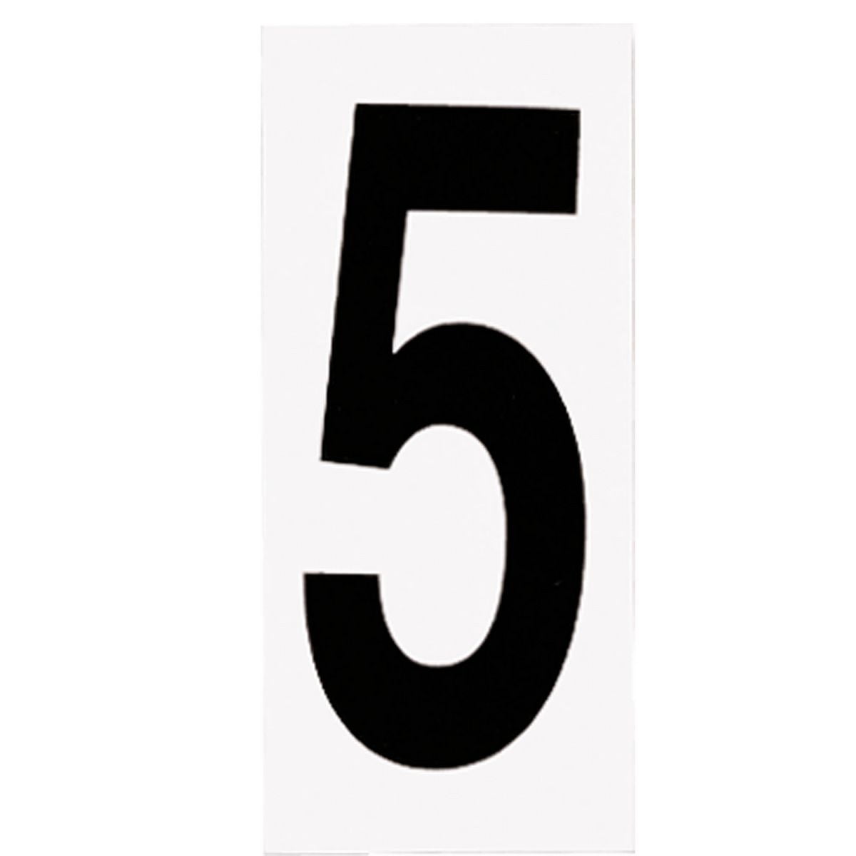 P5970-005-Progress Lighting-Address Light Numbers - Number 5 - 2.25 Inches wide by 5 Inches high