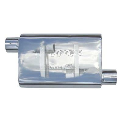 Pypes Performance Exhaust MVS13, Street Muffler 2.5In Offset/Center Each