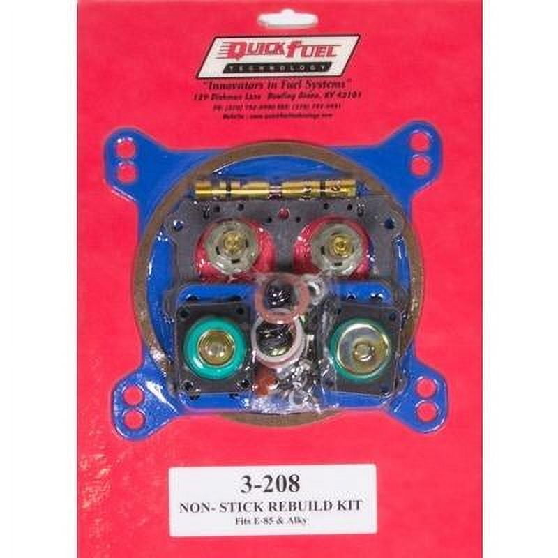 Quick Fuel Technology 3-208QFT, E85 Carb Rebuild Kit 650/750/850/950Fcm 0