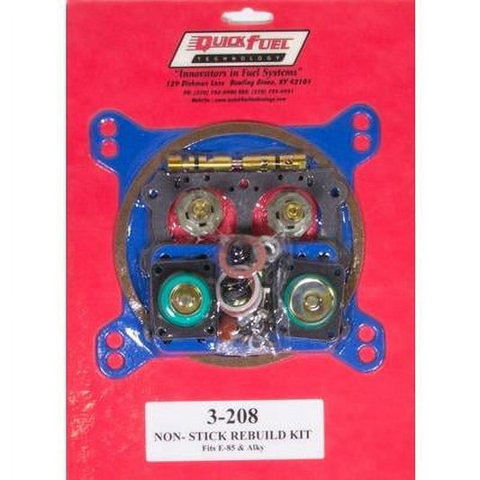 Quick Fuel Technology 3-208QFT, E85 Carb Rebuild Kit 650/750/850/950Fcm 0