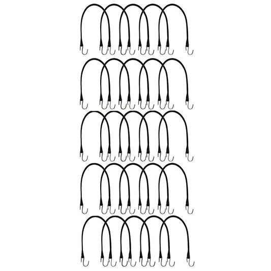 RAParts 25 Pack Natural Rubber 21" Bungee Tire Chain Truck Trailer Tie Down Cord Strap