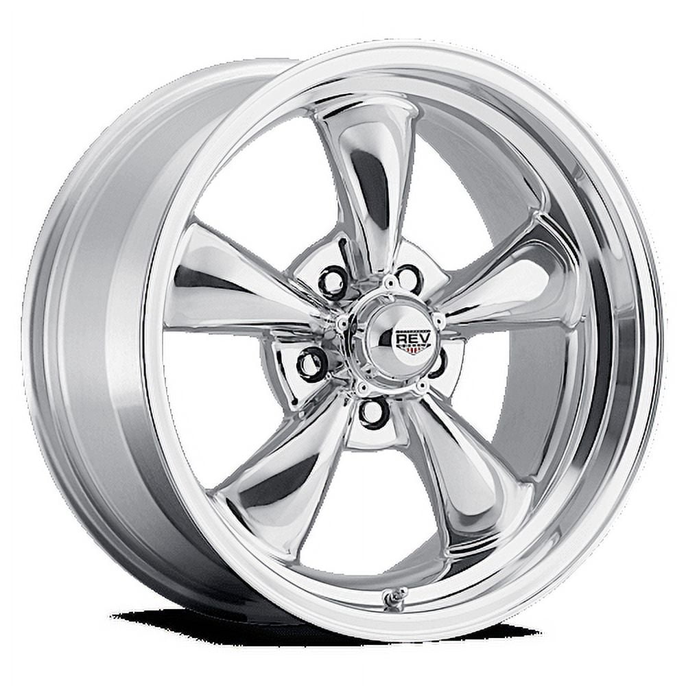 REV Wheels 100P-7906512 100 Series- 17x9 - 5 bs - 5x4.5/5x114.3 - Polished