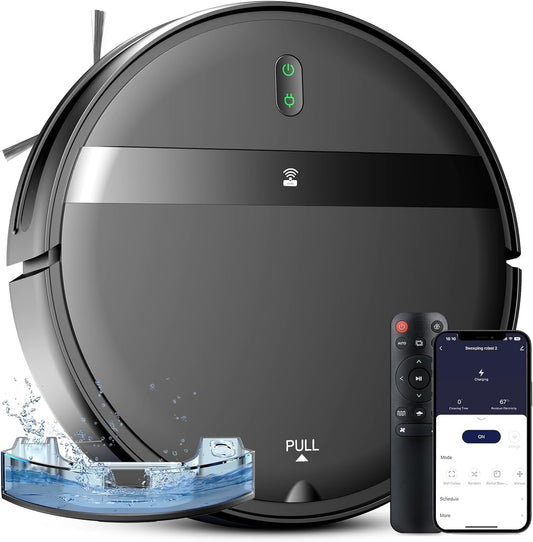 ROBOEVO Robot Vacuum Cleaners G20 Vacuum and Mop Combo, Wifi/App/ Voice/Remote Control