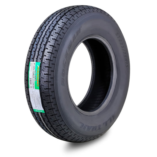 ROCKMAN Trailer Tire ST225/75R15 10-Ply Load Range E 117M Steel Belted Radial 11168, Set1