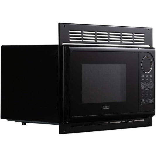RV Microwave | .9 Cubic Ft Black Microwave with Trim Kit | 900 Watt Direct replacement for High Pointe