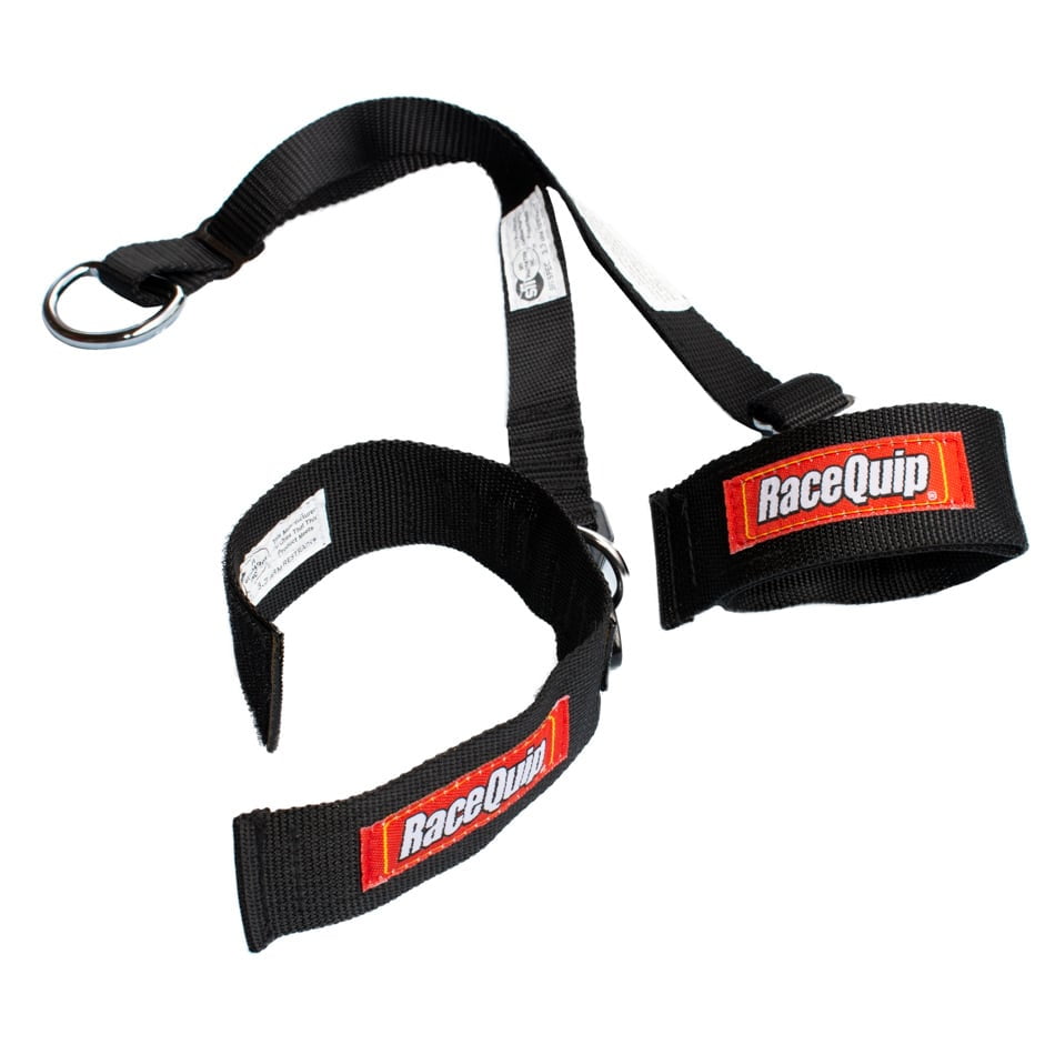 RaceQuip 3930093RQP Arm Restraint Harness SFI 3.3 Y-Strap Padded Arm Bands Nylon Black Youth