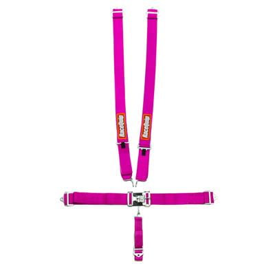 Racequip 711081RQP, 5Pt Harness Set L&L Pink Sfi Performance Racing Parts
