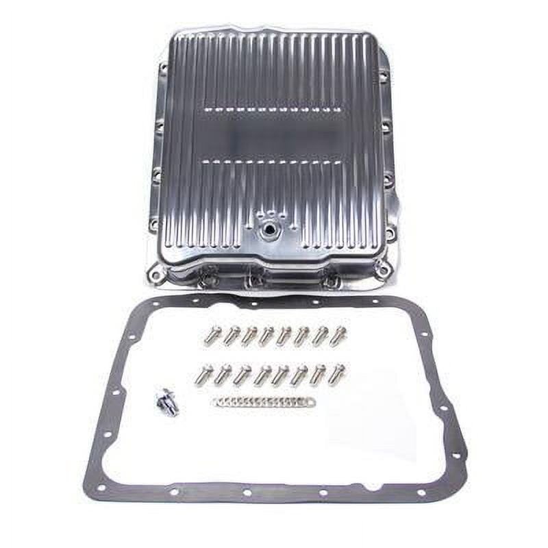Racing Power Co-Packaged R8493, Gm 700R4 4L60 Alum Trans Pan Polished 0