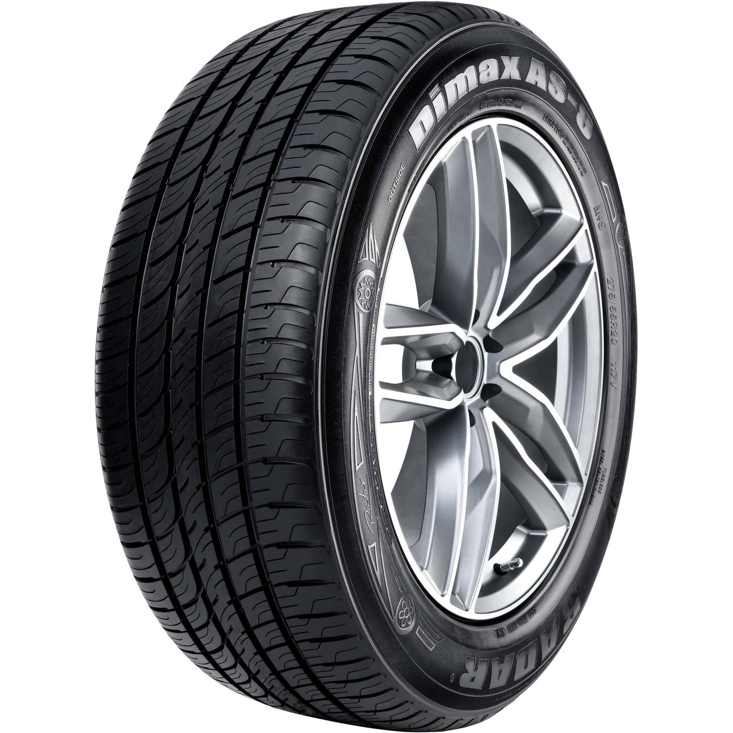 Radar Dimax AS-8 225/45 17 Tire Fits: 2017-19 Chevrolet Cruze Diesel, 2021 Toyota Corolla S