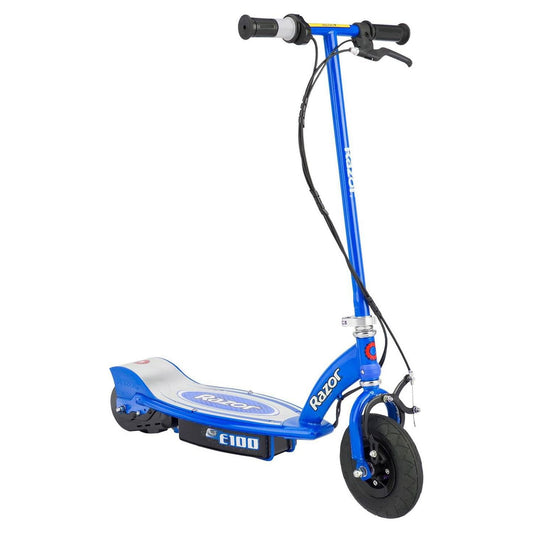 Open Box Razor E100 Motorized 24V Electric Scooter - Blue