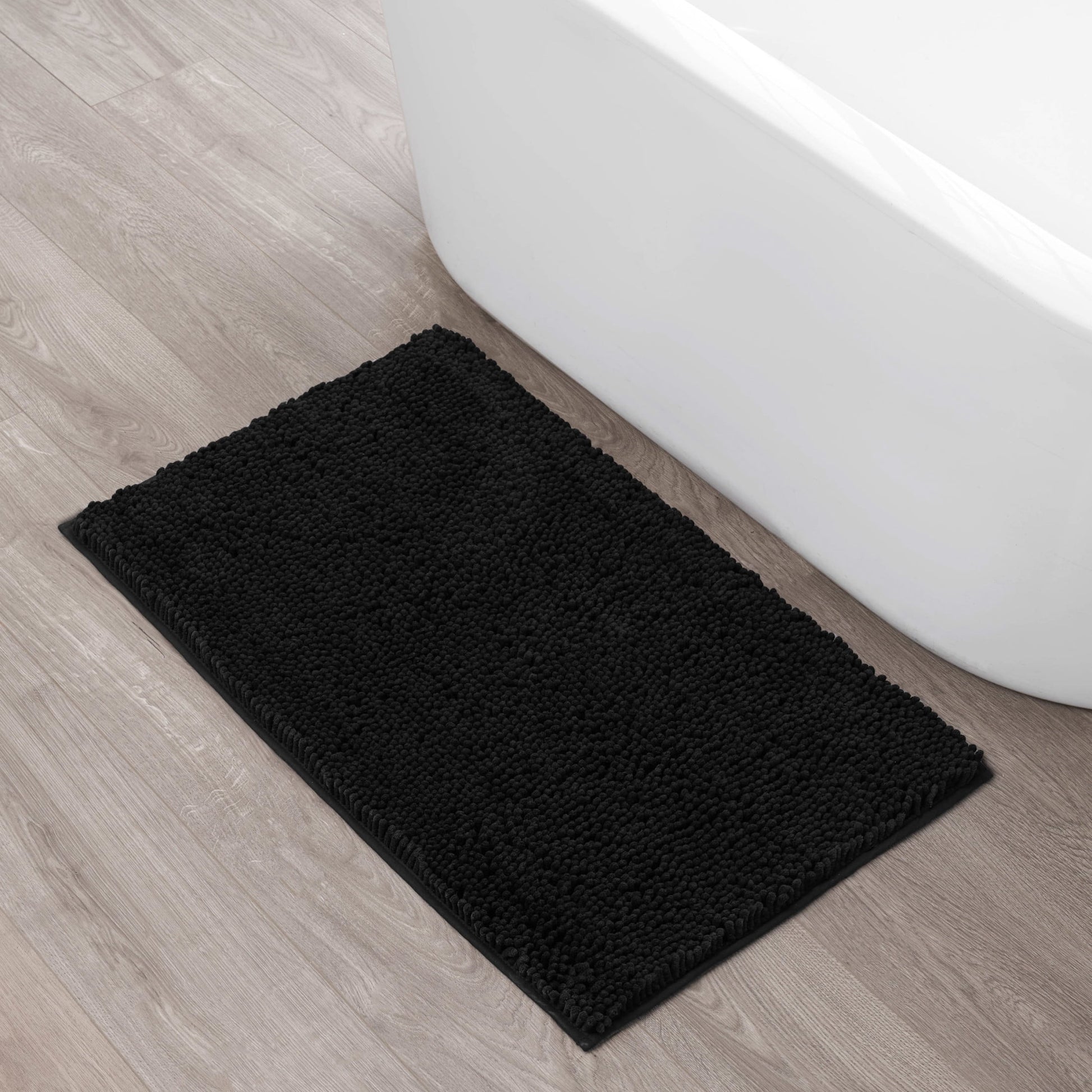Resort Collection Chenille Plush Loop Bath Mats