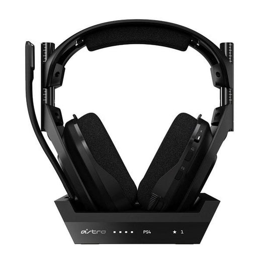 Restored Astro Gaming 939-001673 A50 Wireless & Base Station For PlayStation 4 & PC, Black (Refurbished)
