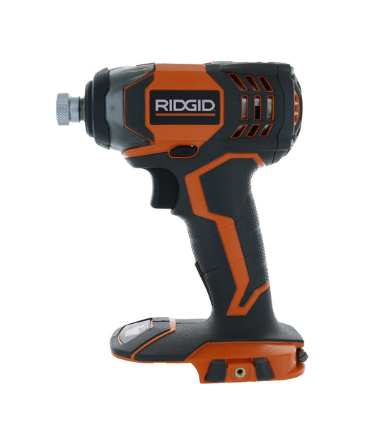 Restored Ridgid R86034 X4 18V Lithium Ion 1750 LBS Torque 1/4 Inch Hex Shank Impact Driver (Battery Not Included, Power Tool Only) (Refurbished)