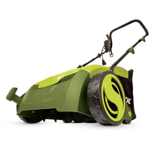 Restored Sun Joe AJ801E-RM Electric Lawn Dethatcher w/ Collection Bag, 13 in. 12 Amp, Scarifier (Refurbished)