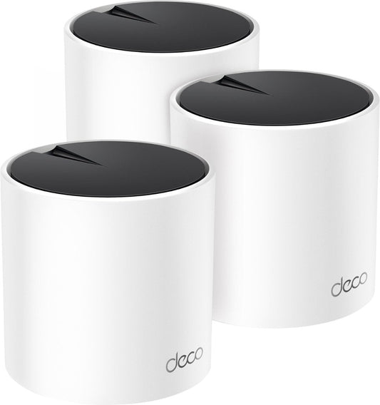 Restored TP-Link Deco X25 AX1800 Dual-Band Whole Home Mesh Wi-Fi 6 System (3-Pack) - White (Refurbished)