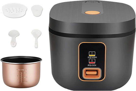 Rice Cooker with Steamer Non-Stick Inner Pot, Intelligent Insulation, Make Rice & Steam Healthy Food & Vegetables(3L)