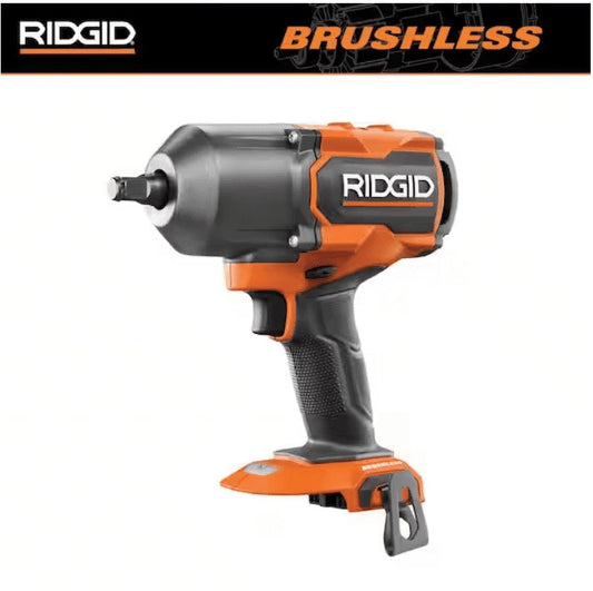 Ridgid R86212B 18V, 1/2" Cordless Impact Wrench, 4-Speed