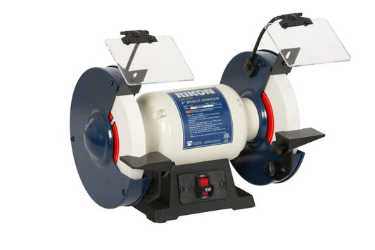 Rikon Power Tools 80-805 8-Inch Slow Speed 1750-RPM Bench Grinder with Tool Rest