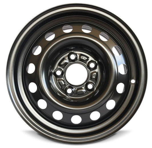 Road Ready Replacement 15 inch Steel Wheel Rim For Hyundai Elantra (2017-2018) 5 Lug 4.50" Black