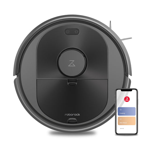 Pre-Owned Roborock® Q5 Robot Vacuum Cleaner, 2700 Pa Suction Power, with App Control, Multisurface, Ideal for Carpets and Pet Hair(Black)
