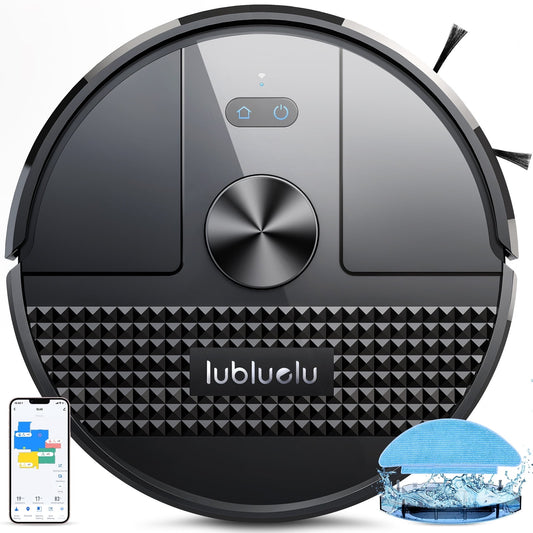 Robot Vacuum Cleaner and Mop Powerful 4000Pa Under 55 dB Robotic Vacuum Sweeper Perfect for Pet Hair Carpets Hard Floor,Model SL68