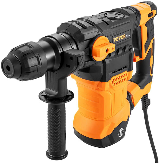 Rotary Hammer Drill Corded Drills 1-1/4" 4 Modes SDS-Plus Chipping Hammers