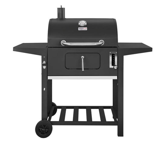 Royal Gourmet 24" CD1824A 24-Inch Charcoal Grill, Heavy-duty BBQ Smoker for Outdoor Picnic Camping Grilling, Black