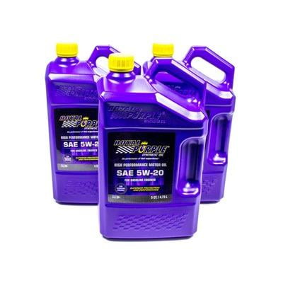 Royal Purple 53520, 5W20 Multi-Grade Sae Oil 3X5-Qt Bottles Performance